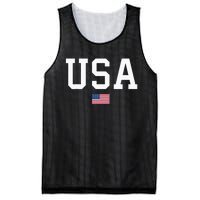 Usa Women Patriotic American Flag Mesh Reversible Basketball Jersey Tank