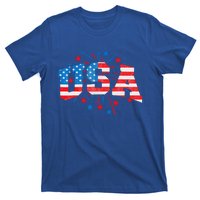 USA Women Patriotic American Flag 4th Of July T-Shirt