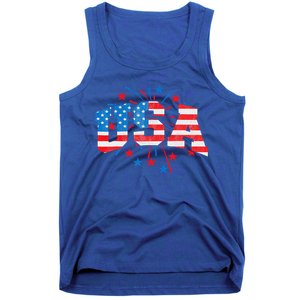 USA Women Patriotic American Flag 4th Of July Tank Top