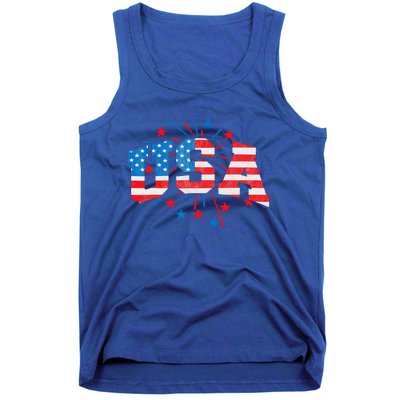 USA Women Patriotic American Flag 4th Of July Tank Top