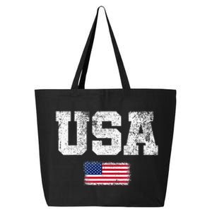 Usa Women Patriotic American Us Flag 25L Jumbo Tote