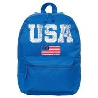 Usa Women Patriotic American Us Flag 16 in Basic Backpack