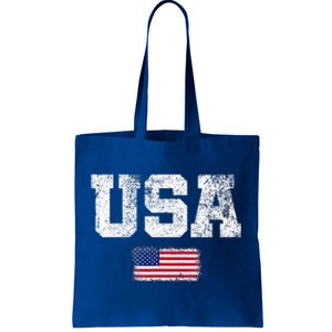 Usa Women Patriotic American Us Flag Tote Bag