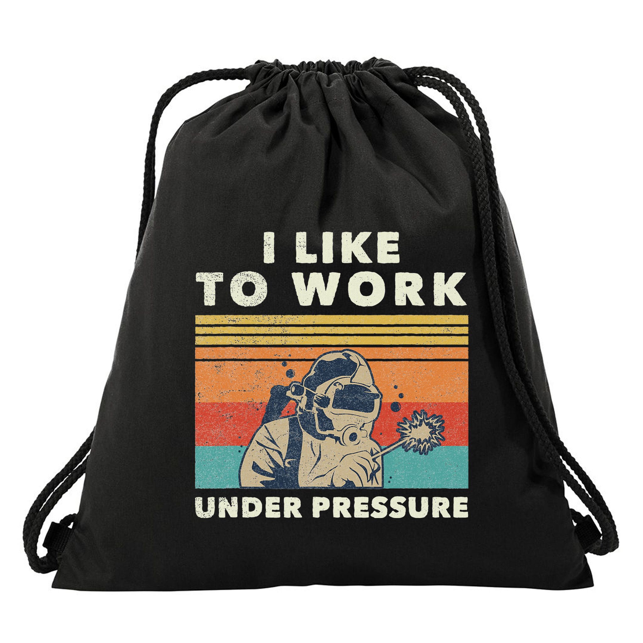 Underwater Welder Quote For A Welding Specialist Drawstring Bag