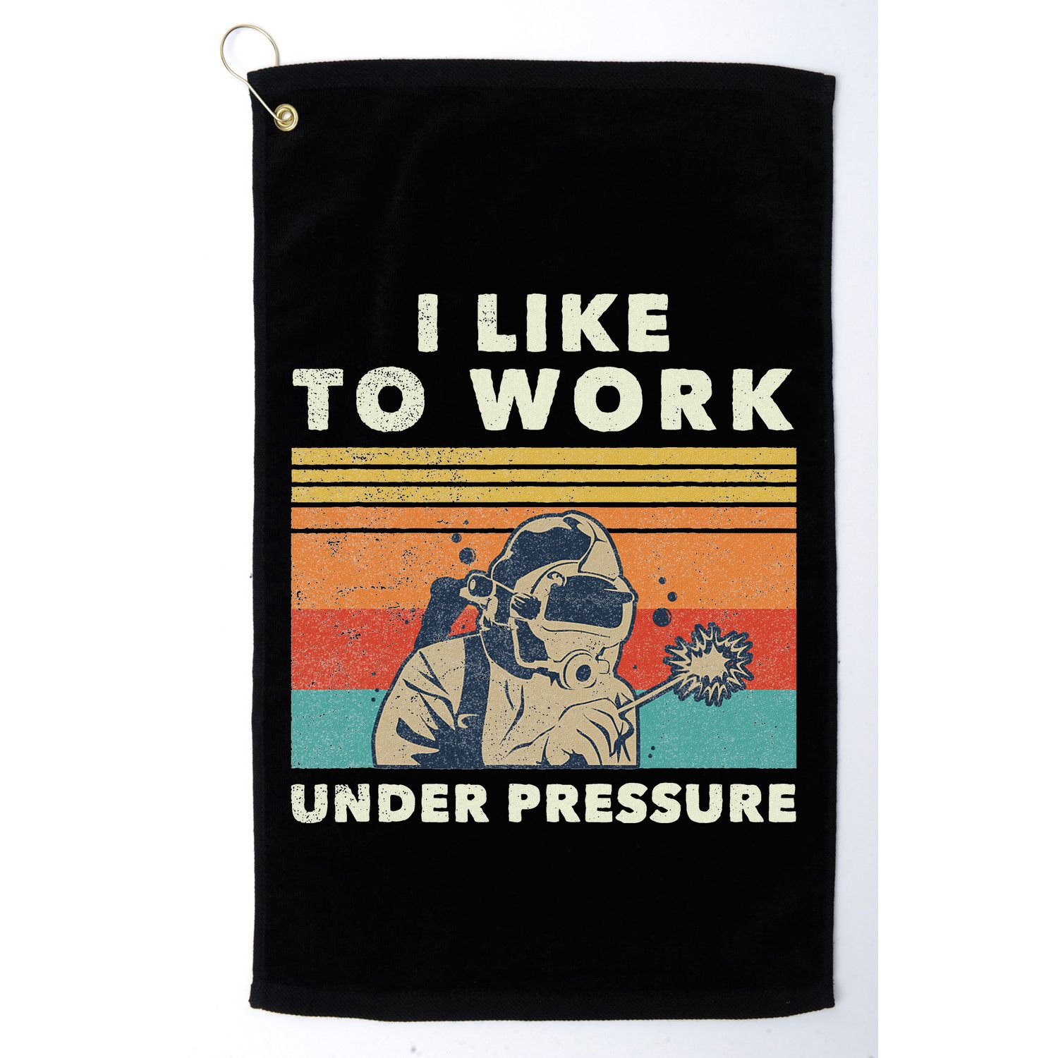 Underwater Welder Quote For A Welding Specialist Golf Towel