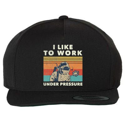 Underwater Welder Quote For A Welding Specialist Wool Snapback Cap