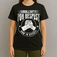 UAW Worker Rolling For Respect UAW In Effect Union Laborer T-Shirt