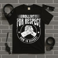 UAW Worker Rolling For Respect UAW In Effect Union Laborer T-Shirt