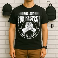 UAW Worker Rolling For Respect UAW In Effect Union Laborer T-Shirt