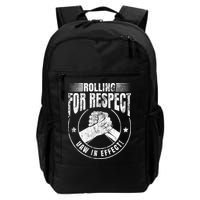 UAW Worker Rolling For Respect UAW In Effect Union Laborer Daily Commute Backpack