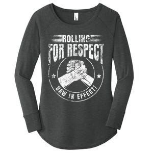 UAW Worker Rolling For Respect UAW In Effect Union Laborer Women's Perfect Tri Tunic Long Sleeve Shirt