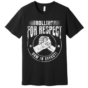 UAW Worker Rolling For Respect UAW In Effect Union Laborer Premium T-Shirt