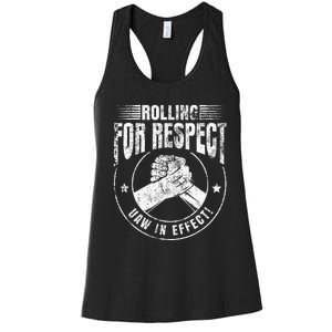 UAW Worker Rolling For Respect UAW In Effect Union Laborer Women's Racerback Tank