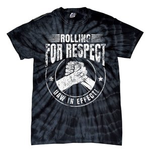 UAW Worker Rolling For Respect UAW In Effect Union Laborer Tie-Dye T-Shirt