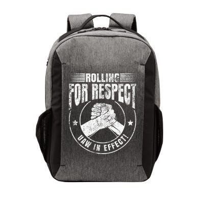 UAW Worker Rolling For Respect UAW In Effect Union Laborer Vector Backpack