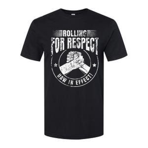 UAW Worker Rolling For Respect UAW In Effect Union Laborer Softstyle CVC T-Shirt