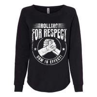 UAW Worker Rolling For Respect UAW In Effect Union Laborer Womens California Wash Sweatshirt