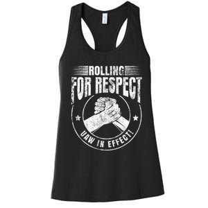 UAW Worker Rolling For Respect UAW In Effect Union Laborer Women's Racerback Tank