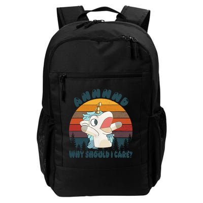Unicorse Why Should I Care Cute Vintage Backpack