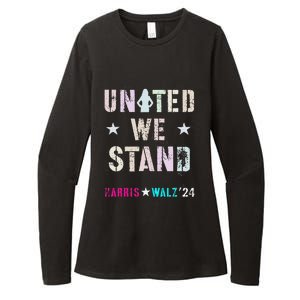 United We Stand Unity Over Division Kamala Harris Walz Myodb Womens CVC Long Sleeve Shirt