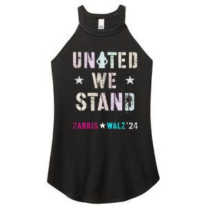 United We Stand Unity Over Division Kamala Harris Walz Myodb Women's Perfect Tri Rocker Tank