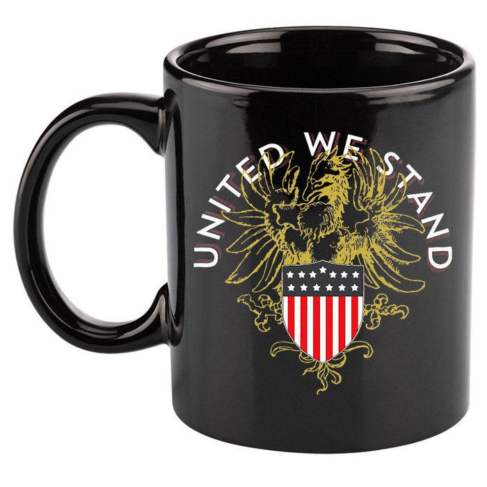 United We Stand 11oz C Handle Ceramic Mug