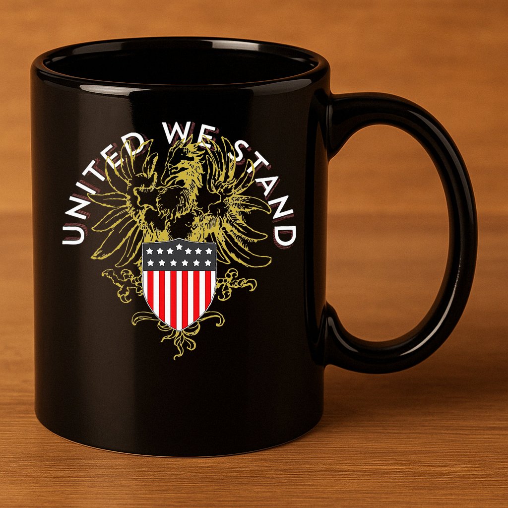 United We Stand 11oz C Handle Ceramic Mug