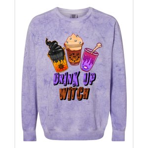 Up Witch S Outfit For Halloween Night And Gift Colorblast Crewneck Sweatshirt