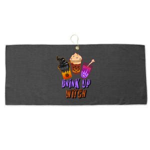 Up Witch S Outfit For Halloween Night And Gift Large Microfiber Waffle Golf Towel