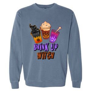 Up Witch S Outfit For Halloween Night And Gift Garment-Dyed Sweatshirt