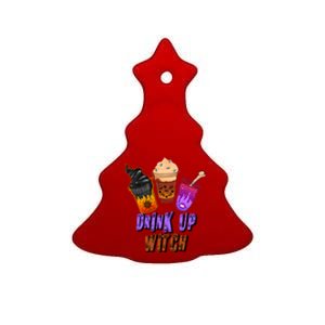 Up Witch S Outfit For Halloween Night And Gift Ceramic Tree Ornament