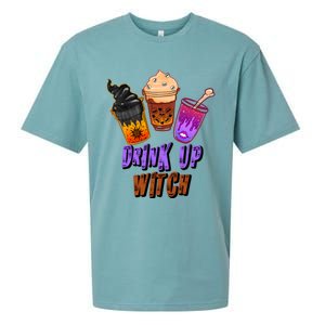 Up Witch S Outfit For Halloween Night And Gift Sueded Cloud Jersey T-Shirt