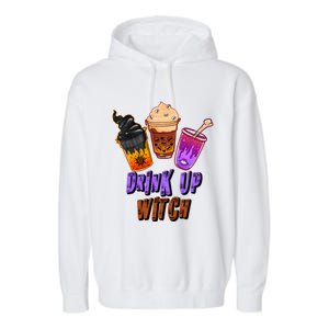 Up Witch S Outfit For Halloween Night And Gift Garment-Dyed Fleece Hoodie