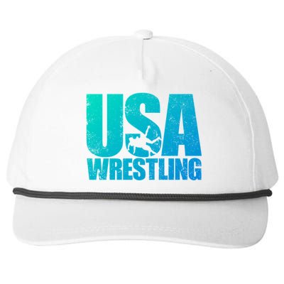 Usa Wrestling S Wrestling Team Patriot Usa Wrestler Cute Gift Snapback Five-Panel Rope Hat