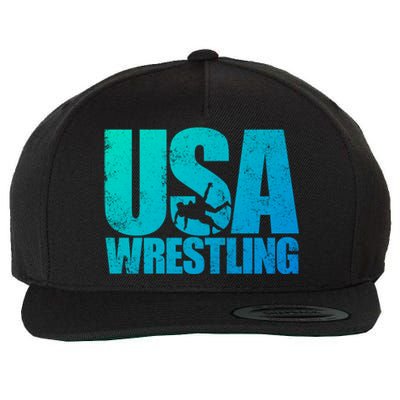 Usa Wrestling S Wrestling Team Patriot Usa Wrestler Cute Gift Wool Snapback Cap