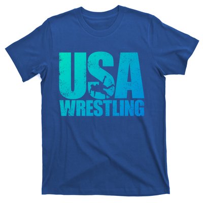 Usa Wrestling S Wrestling Team Patriot Usa Wrestler Cute Gift T-Shirt