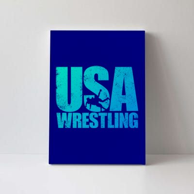 Usa Wrestling S Wrestling Team Patriot Usa Wrestler Cute Gift Canvas