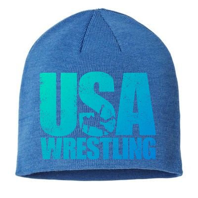 Usa Wrestling S Wrestling Team Patriot Usa Wrestler Cute Gift Sustainable Beanie