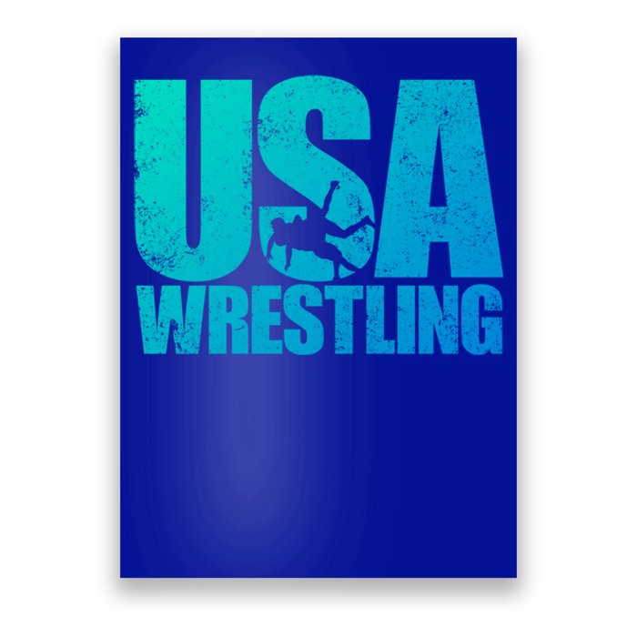 Usa Wrestling S Wrestling Team Patriot Usa Wrestler Cute Gift Poster