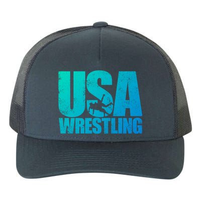 Usa Wrestling S Wrestling Team Patriot Usa Wrestler Cute Gift Yupoong Adult 5-Panel Trucker Hat