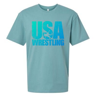 Usa Wrestling S Wrestling Team Patriot Usa Wrestler Cute Gift Sueded Cloud Jersey T-Shirt