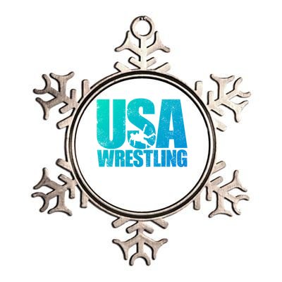 Usa Wrestling S Wrestling Team Patriot Usa Wrestler Cute Gift Metallic Star Ornament