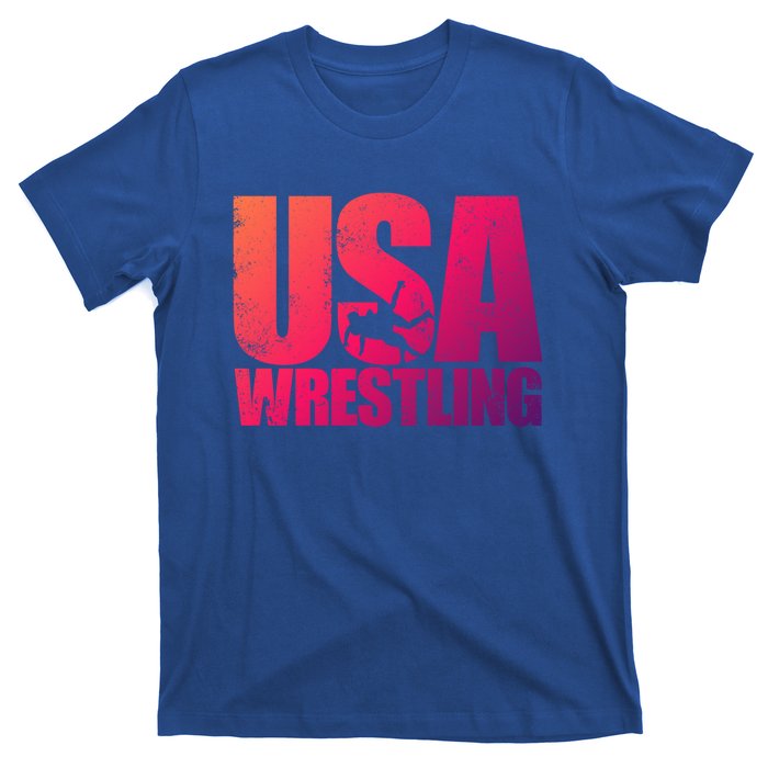 Usa Wrestling S Wrestling Team Patriot Usa Wrestler Cute Gift T-Shirt