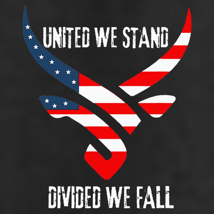 United We Stand Divided We Fall Usa Flag 11oz C Handle Ceramic Mug