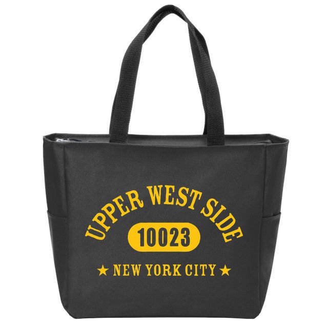 Upper West Side 10023 New York City Nyc Athletic Design Zip Tote Bag