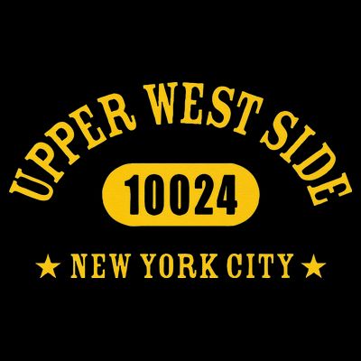 UPPER WEST SIDE 10024 NEW YORK CITY NYC Athletic Design T-Shirt