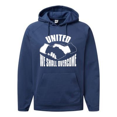 United We Shall Overcome Civil Rights Performance Fleece Hoodie