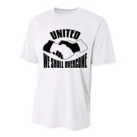 United We Shall Overcome Civil Rights Performance Sprint T-Shirt