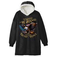 United We Stand Support Trump Vance 2024 Hooded Wearable Blanket