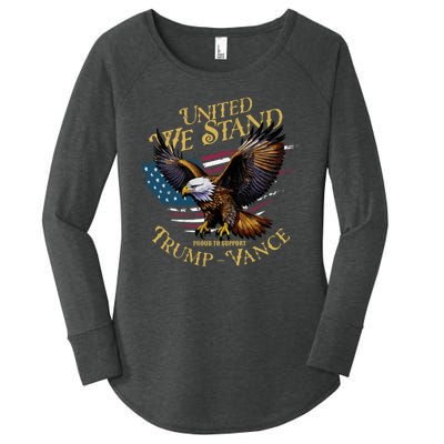 United We Stand Support Trump Vance 2024 Women's Perfect Tri Tunic Long Sleeve Shirt